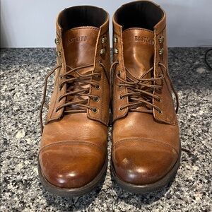 Eastland Men's Tan Leather Lace-Up Boots